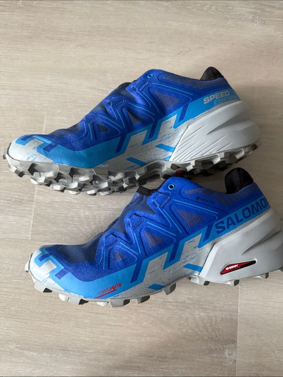 Salomon Other - Salomon Speedcross men's Trail Shoes in Blue and White size 8